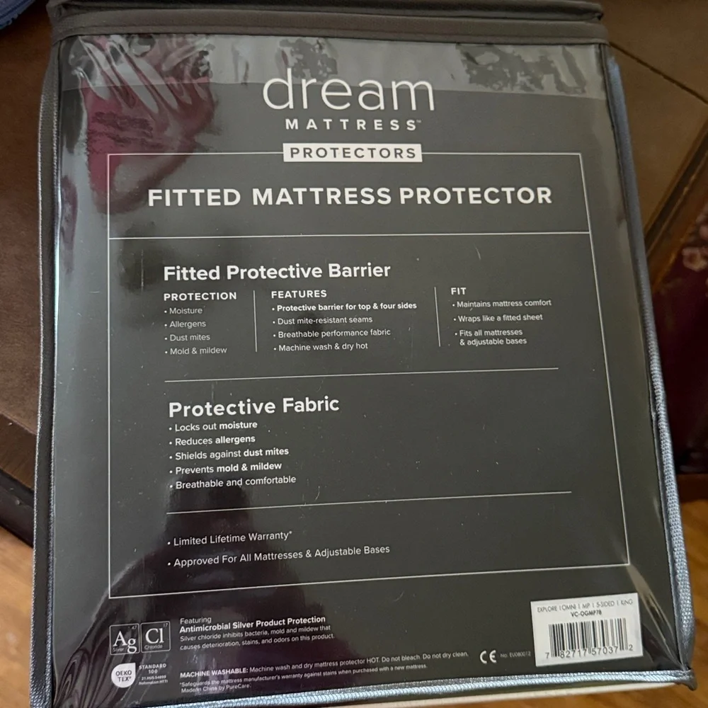 White king Fitted Mattress Protector dream mattress NEW $99